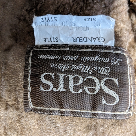 Vintage Sears Men's XL Leather Jacket - Picture 4 of 8